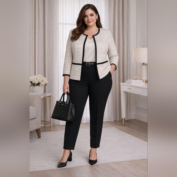 Kasper Jackets & Blazers - Kasper Separates Women's Open Front Jacket Size 14